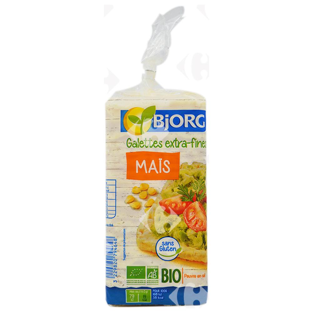 [63047] Galettes de Maïs et Sans Gluten Bio Bjorg 130g