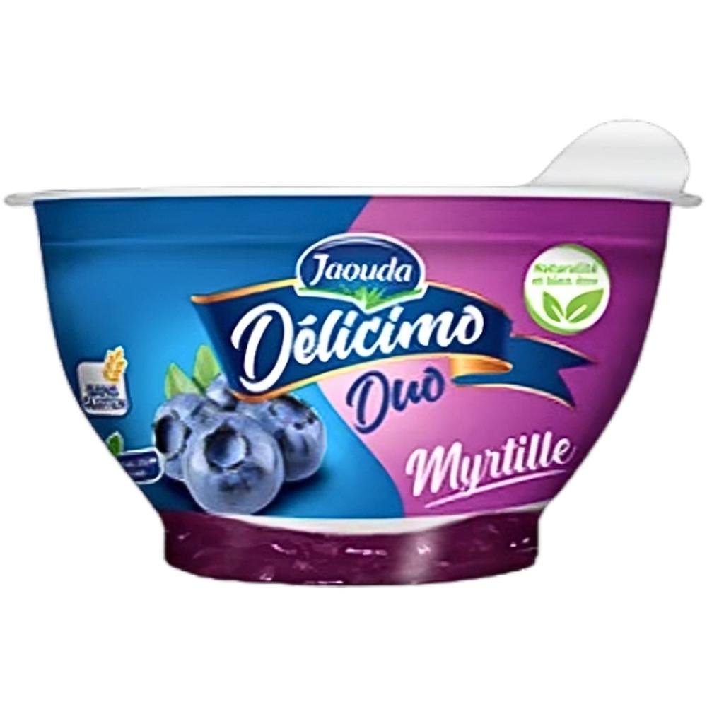 [682551] Yaourt Duo Myrtille Delicimo Jaouda 140g