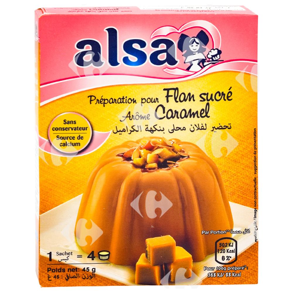 Flan à Préparer Caramel Alsa 16g.