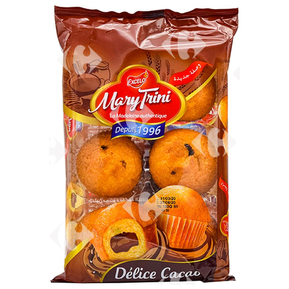 Madeleines Fourrées Chocolat Mary Trini 180g