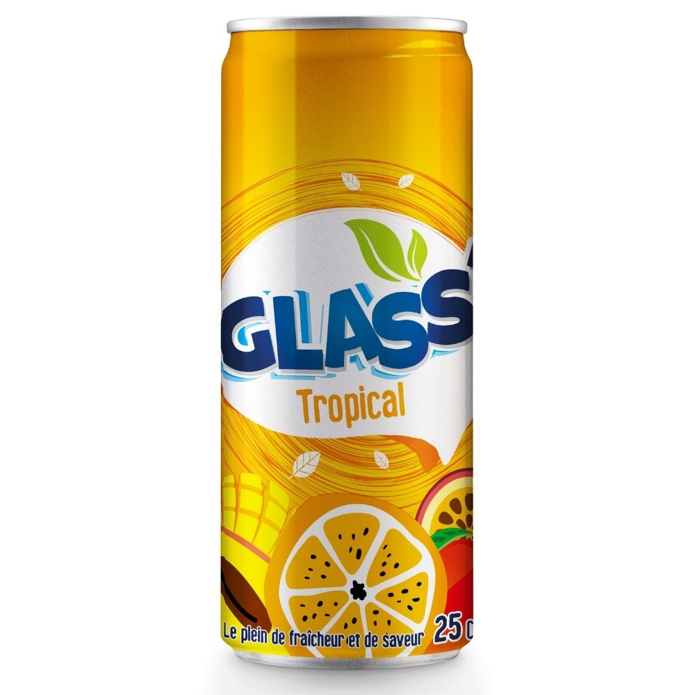 [719241] Boisson Gazeuse Tropical Glass Canette 25CL