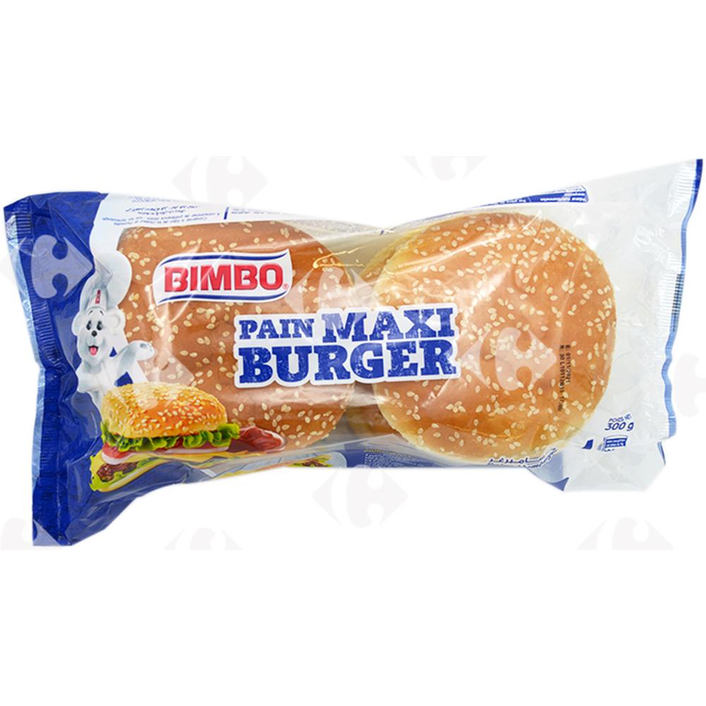 [631076] Pain Maxiburger Bimbo 4 pièces 300g