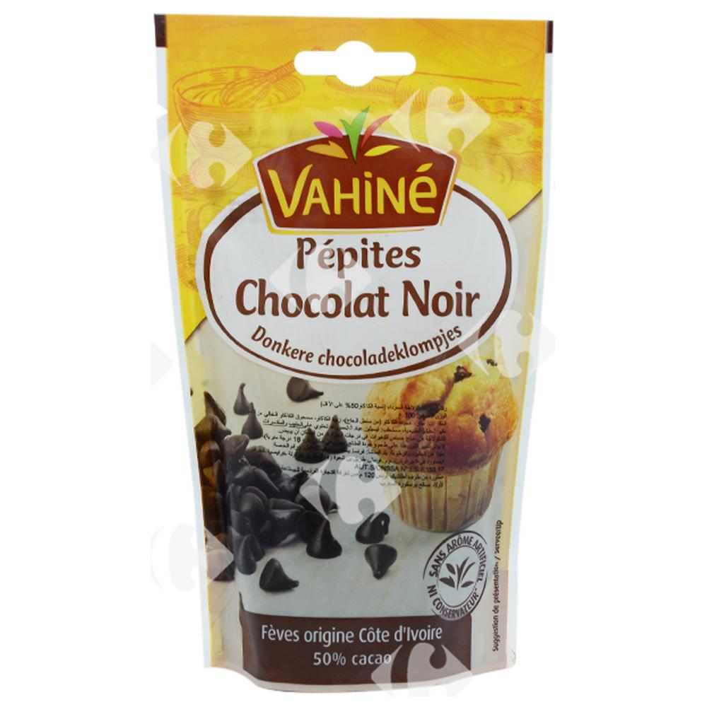 Pépites de Chocolat Noir 50% Cacao Vahine 100g