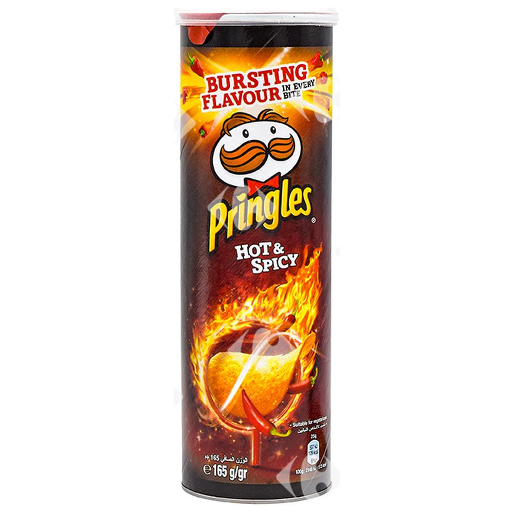 Tuiles Hot Spicy Pringles 165g