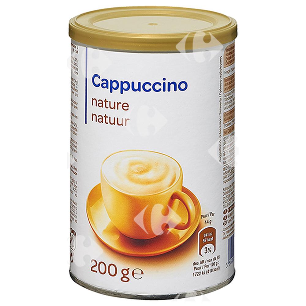 [545558] Cappuccino Nature Carrefour Blanc 200g