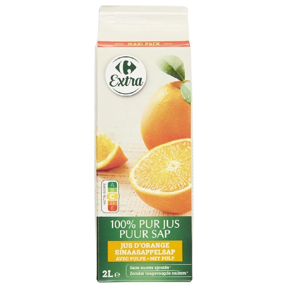 [571220] Pur Jus d'Orange Pulpé Carrefour 2L