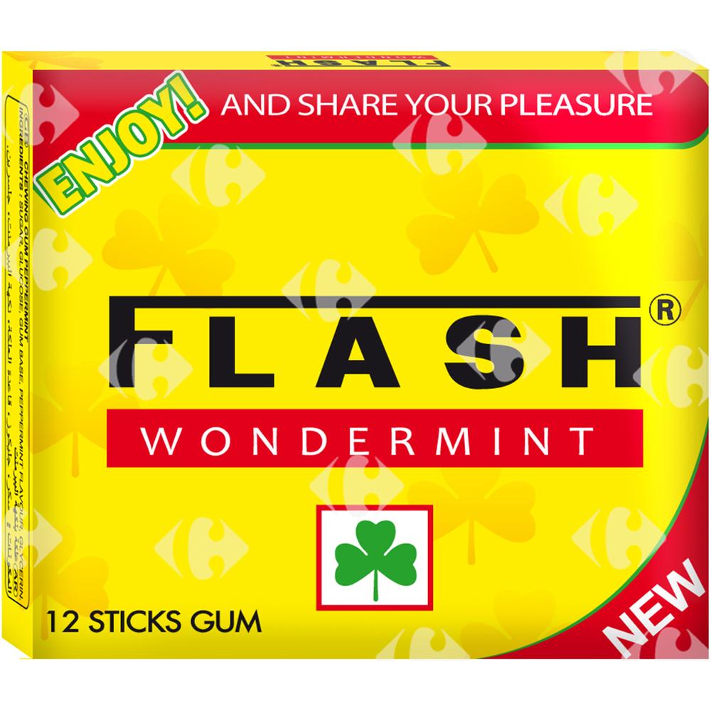 [686603] Chewing-Gum Wondermint Premium Flash 12 unités