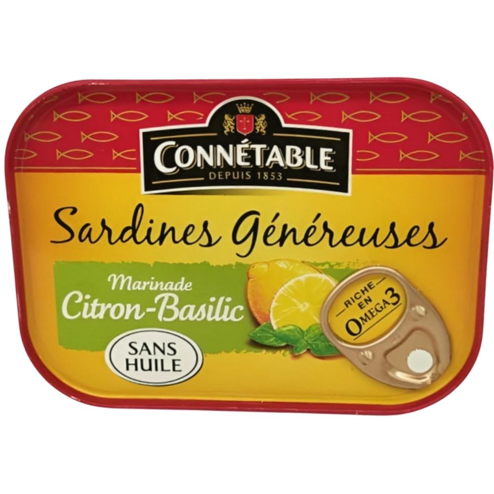 [573717] Sardine Marinades Citron Basilic Connetable 140g