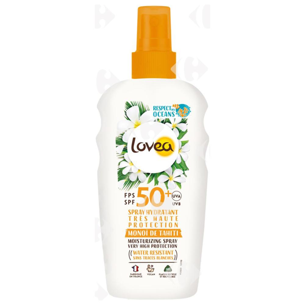 [667360] Spray Hydratant Très Haute Protection SPF 50+ Monoï Tahiti Lovea 150ml.