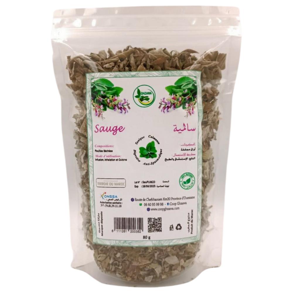 Plantes Séchées Sauge Ghzaoua 80g