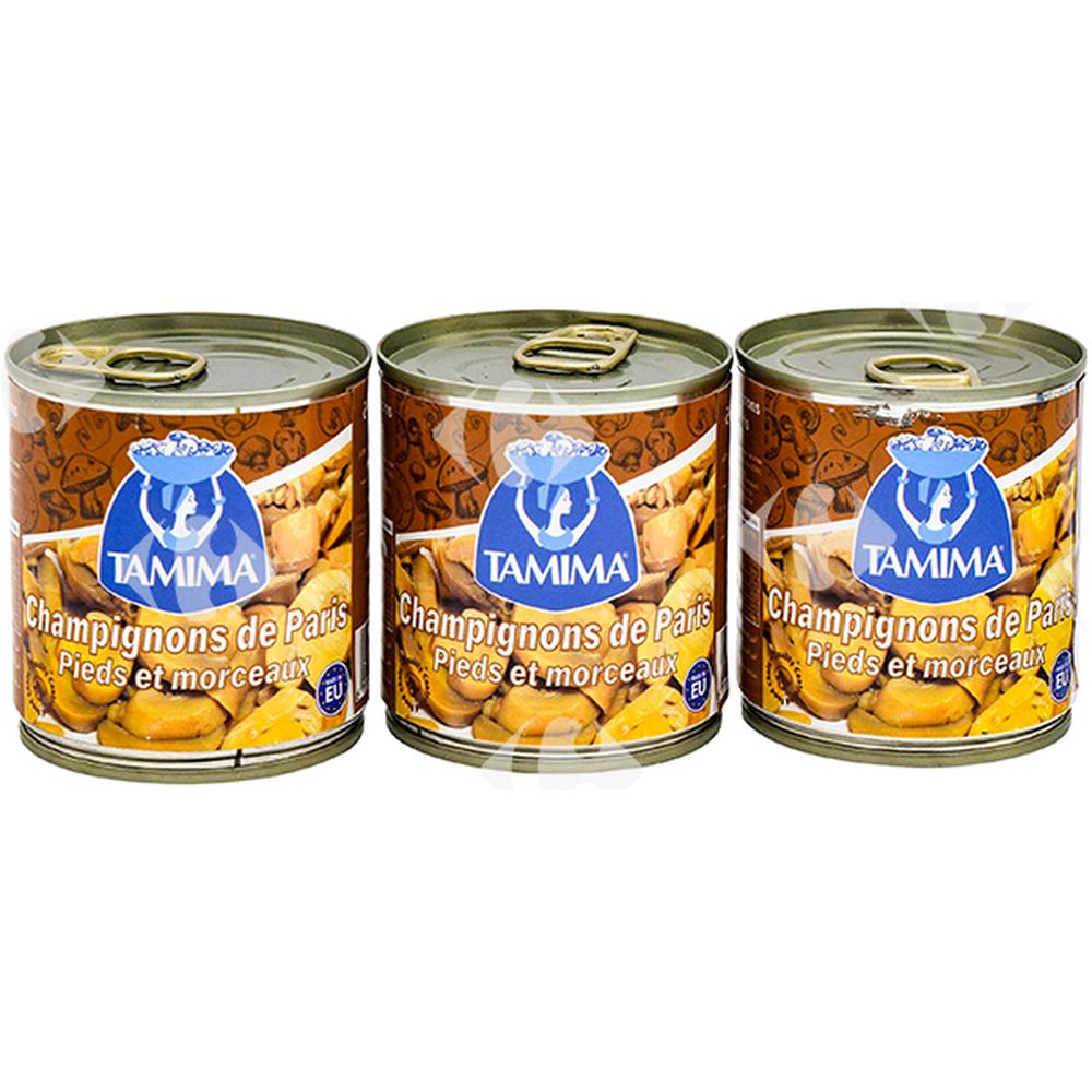 [641038] Champignons Pieds et Morceaux Tamima 3x195g