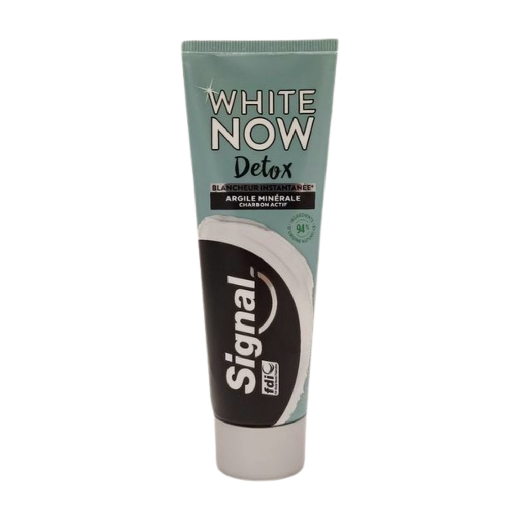 [658568] Dentifrice White Now Charbon Argile Signal 75ml