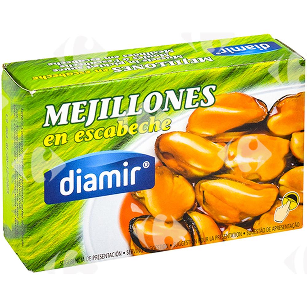 Conserve de Moules Marinées Diamir 120g
