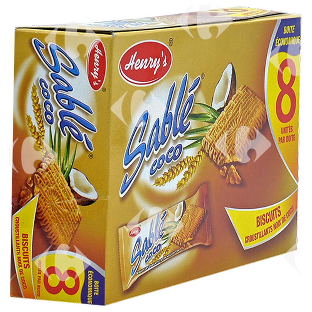 Pack Biscuits Petits Sablés Henry'S 8x42g