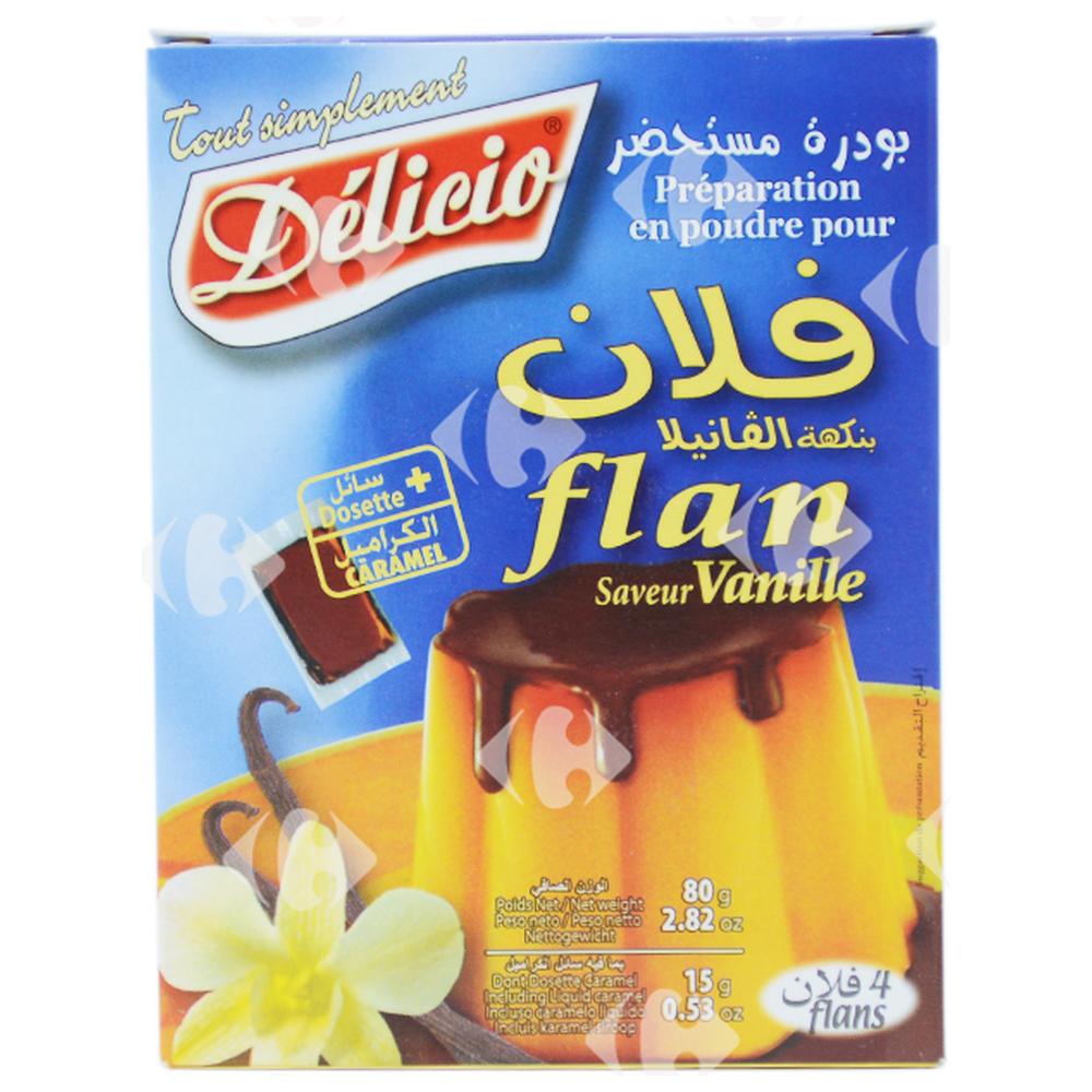 Flan à Préparer Vanille Caramel Delicio 55g