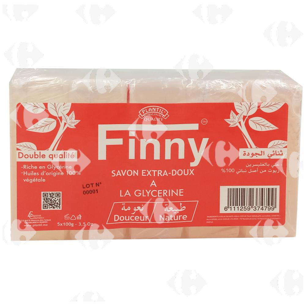 Savon Extra Doux à la Glycérine Finny 5x100g