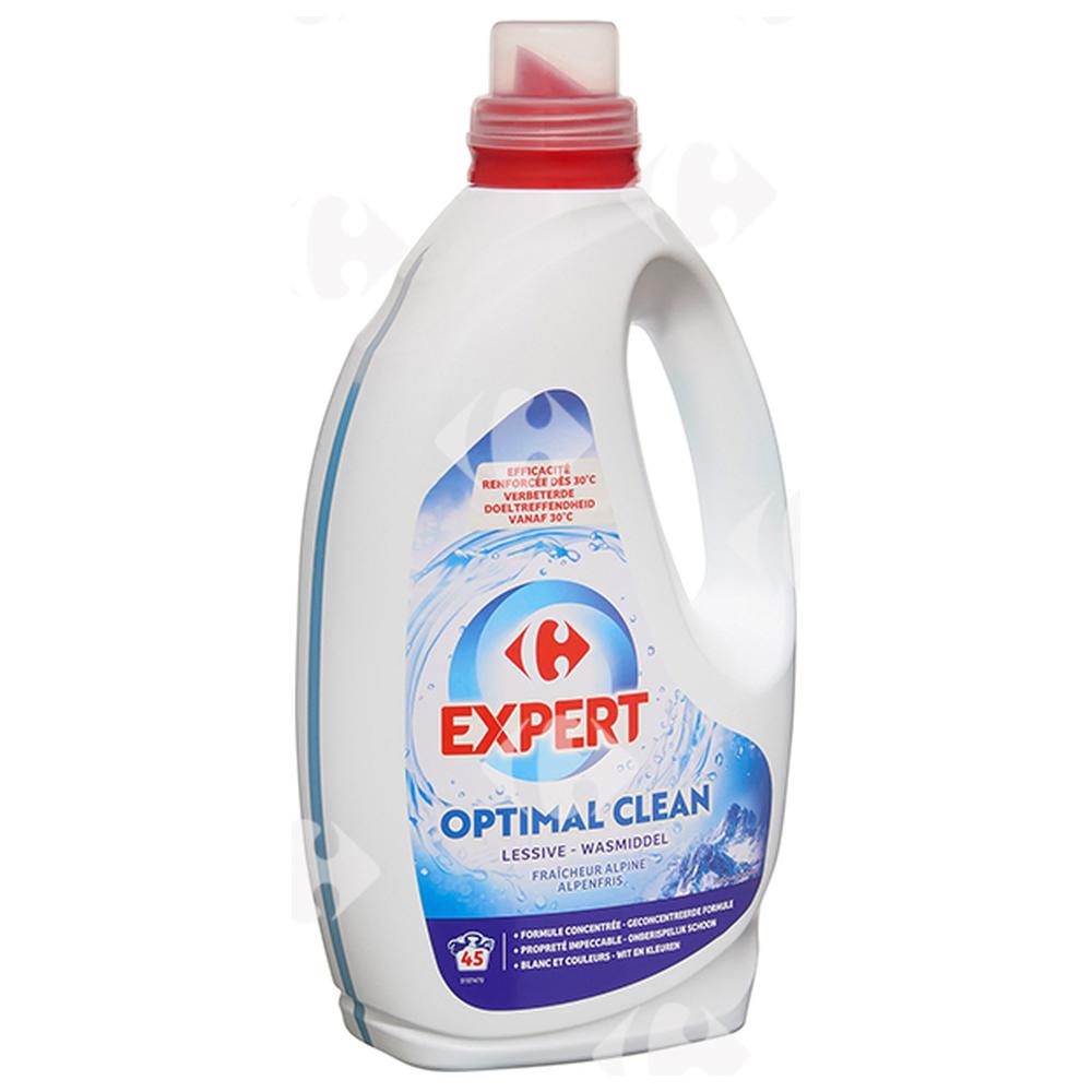 [508217] Détergent Lessive Liquide Fraîcheur Alpine Expert Bleu Carrefour 2,5L