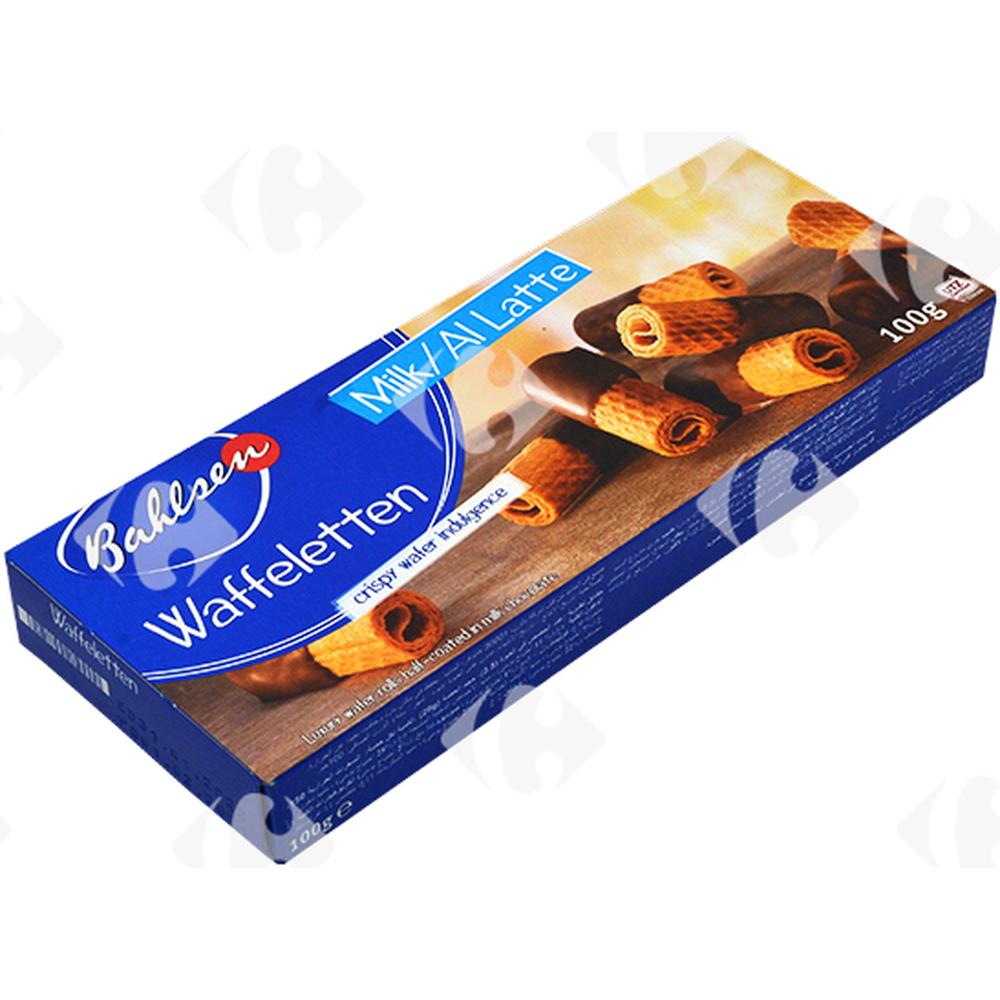 [1320] Gaufrettes Chocolat au Lait Waffeletten Balhsen 100g