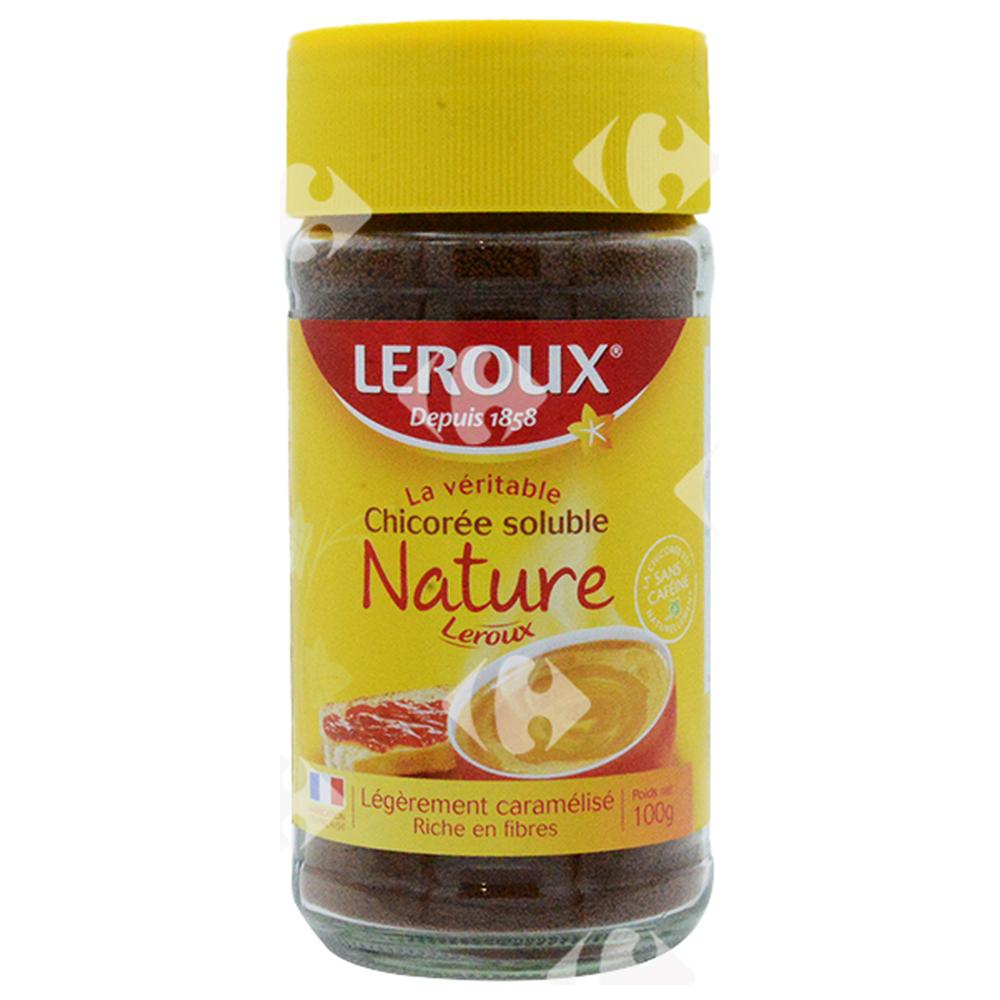 Café Chicorée Soluble Nature Leroux 100g