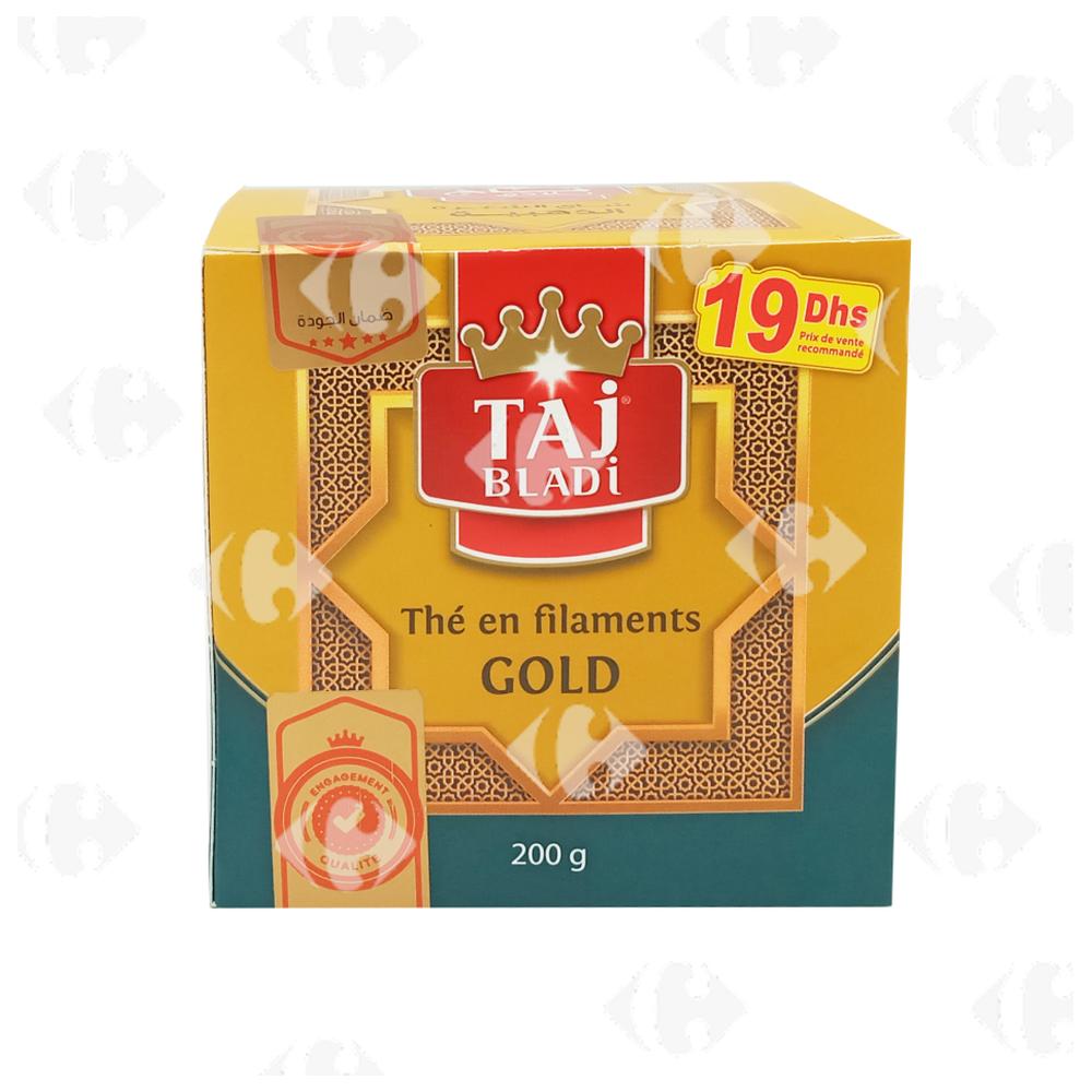 [681452] Thé Vert Chaara Taj Bladi 200g