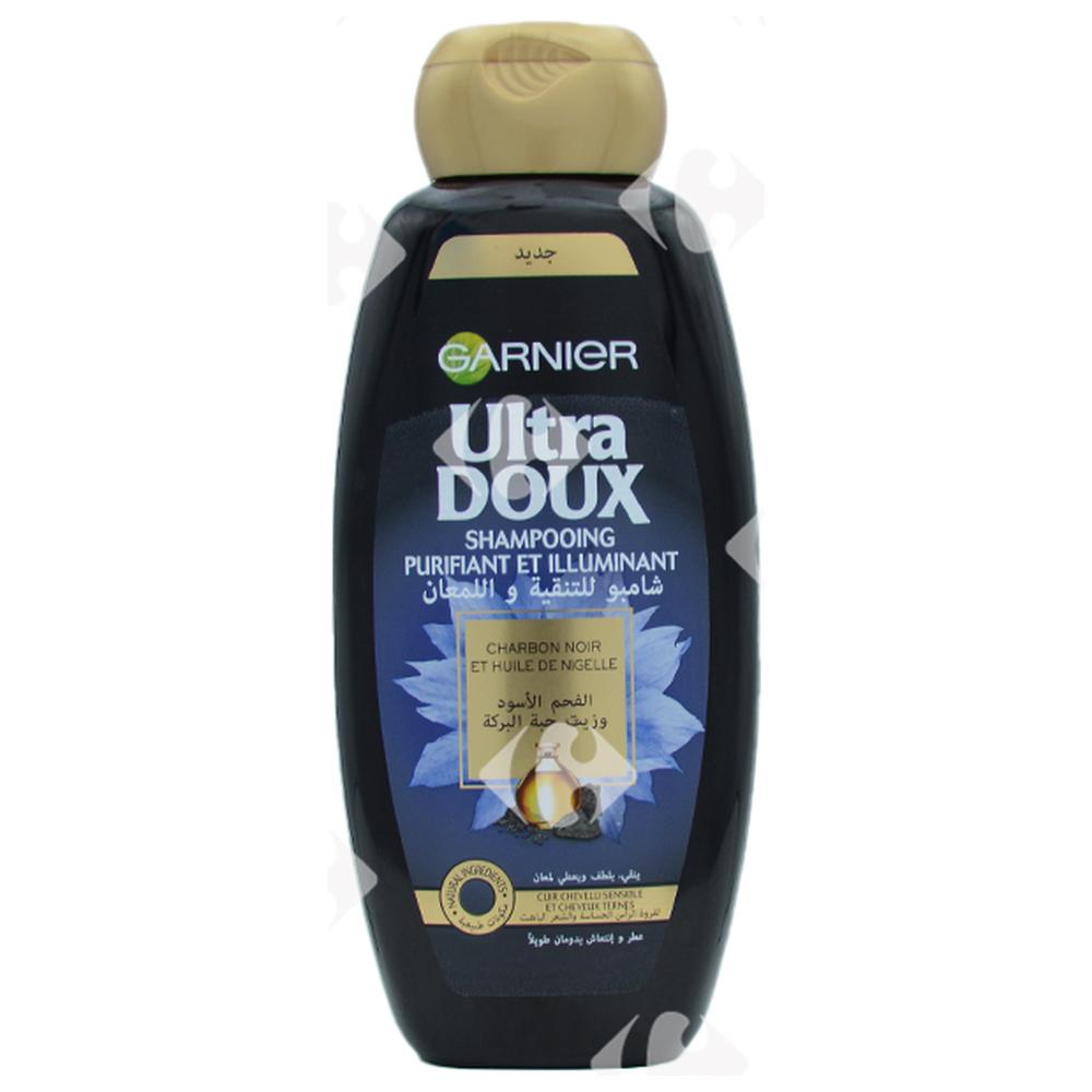 [663244] Shampooing Black Charcoal Ultra Doux Garnier 400ml