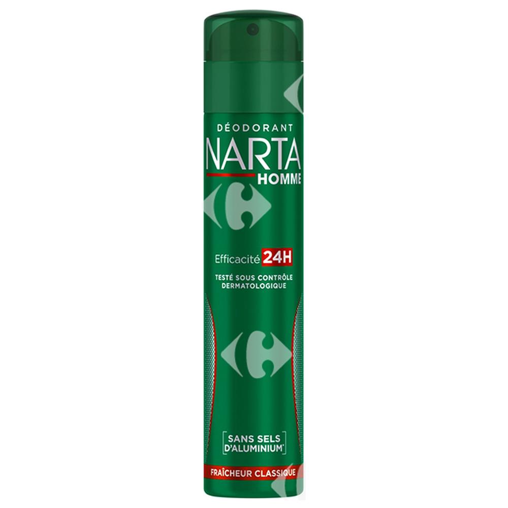 [622749] Atomiseur Anti-Transpirant Homme Fraîcheur Classique Narta 200ml