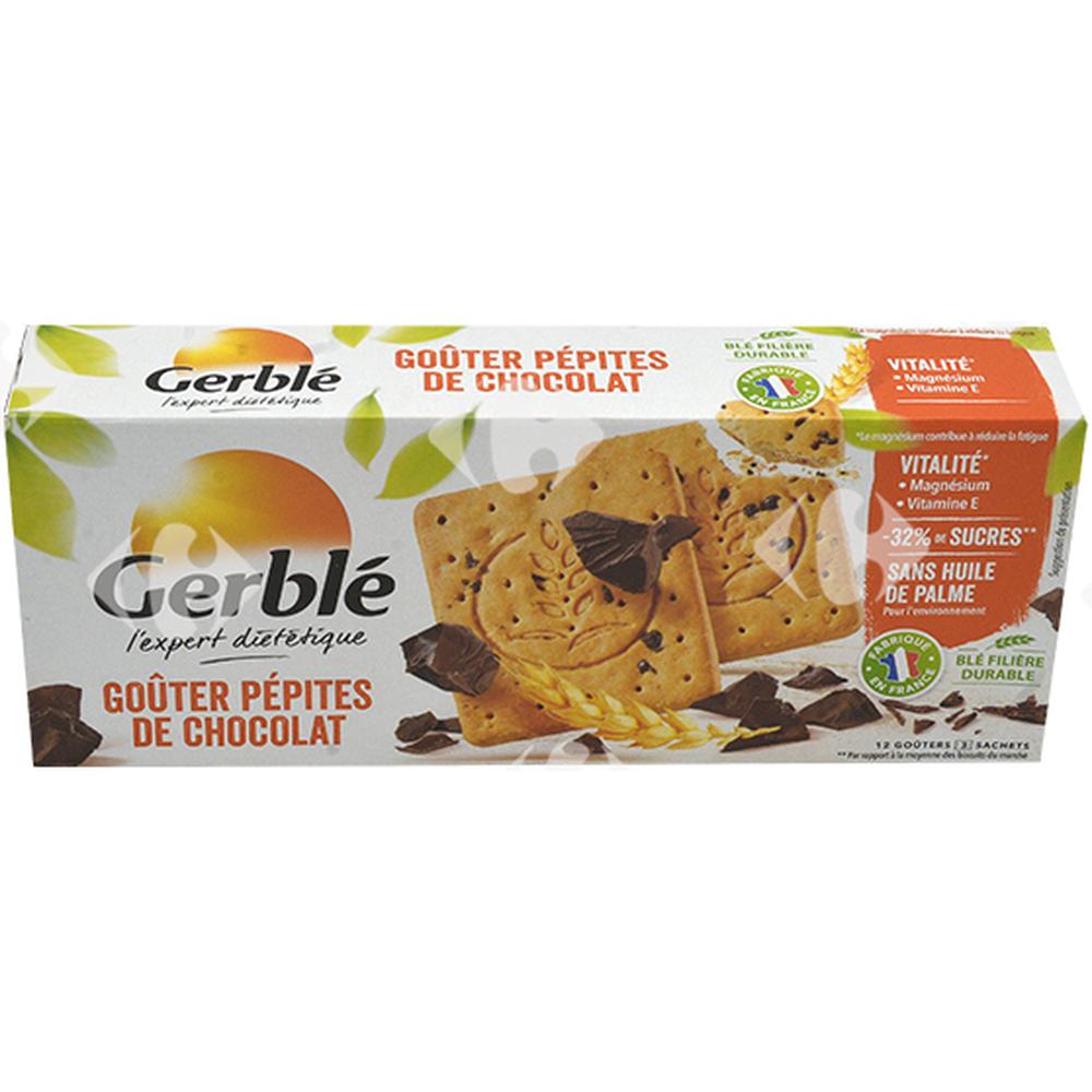 [390554] Biscuits Digestive aux Pépites Chocolat Gerblé 250g