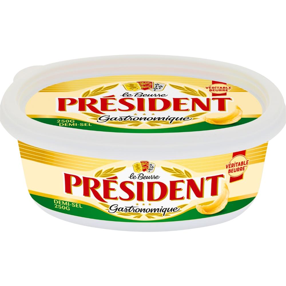 [9163] Beurrier Demi Sel Président 250g