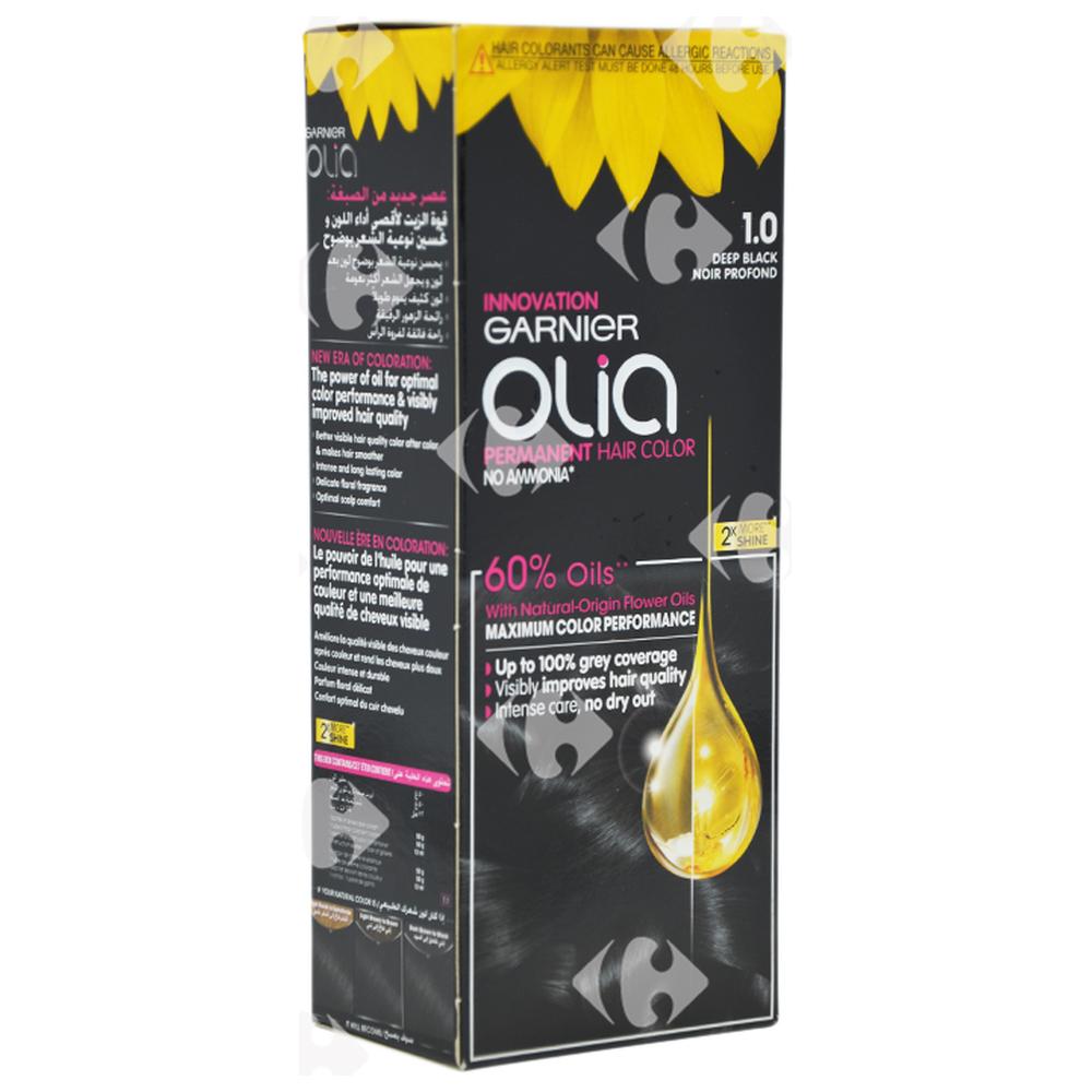 [650583] Coloration aux Huiles sans Ammoniaque Noir Profond 1,0 Olia