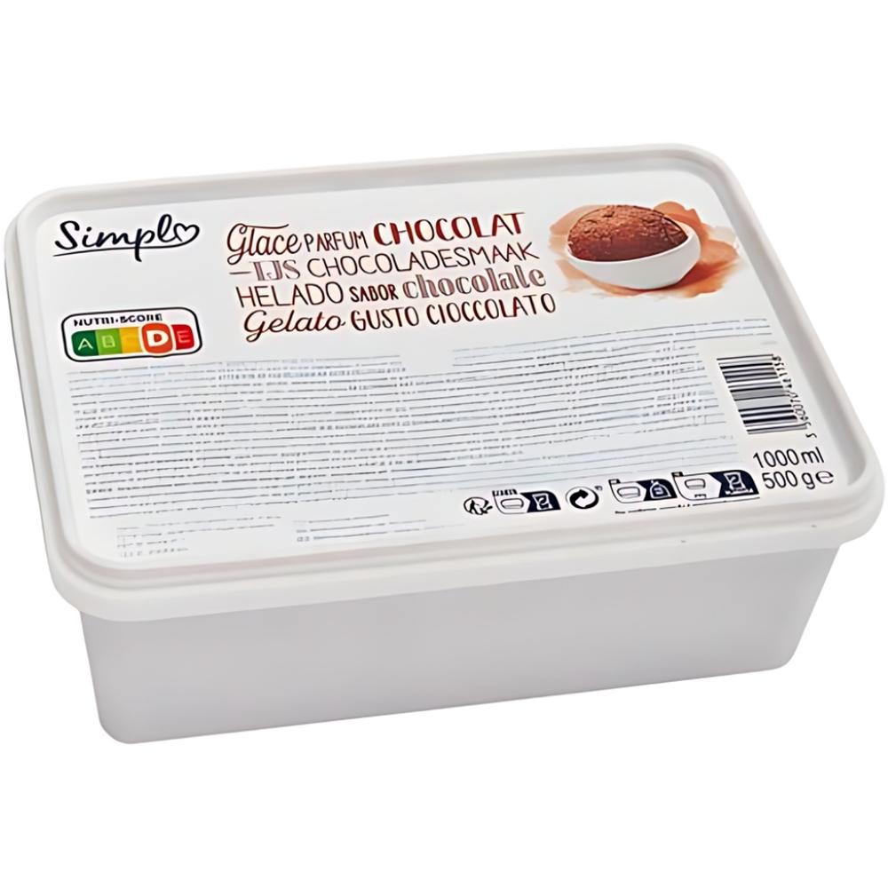 [526373] Crème Glacée Chocolat Simpl 1L