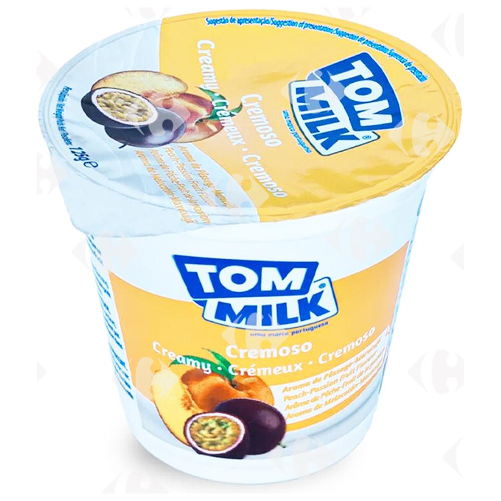 [634265] Yaourt Dessert Pêche Passion Tom Milk 125g