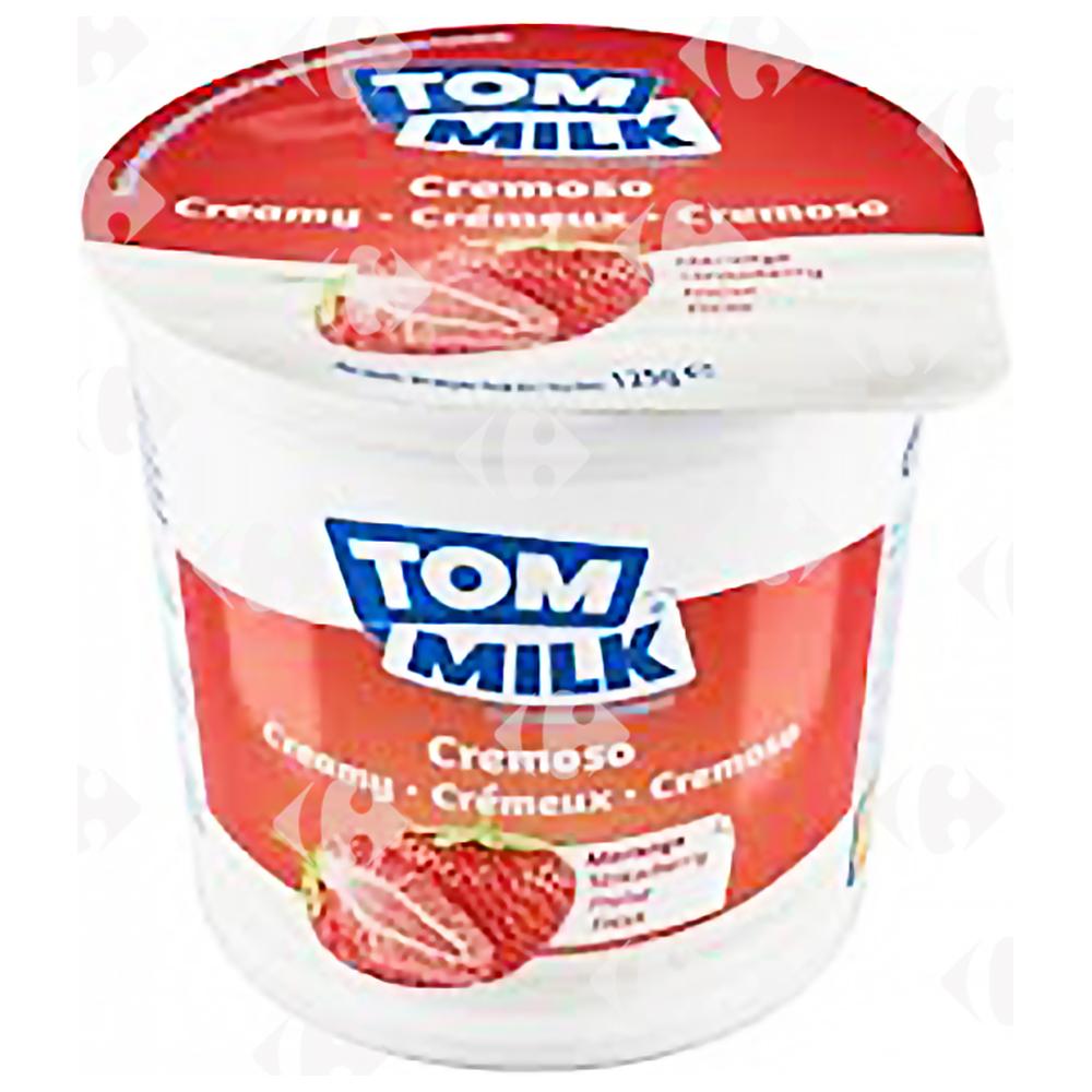 [634261] Yaourt Dessert Fraise Tom Milk 125g