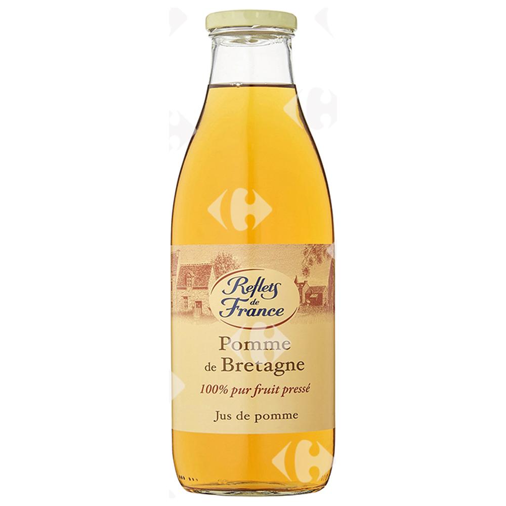 [643661] Pur Jus De Pomme De Bretagne Reflets De France En Bocal 1L