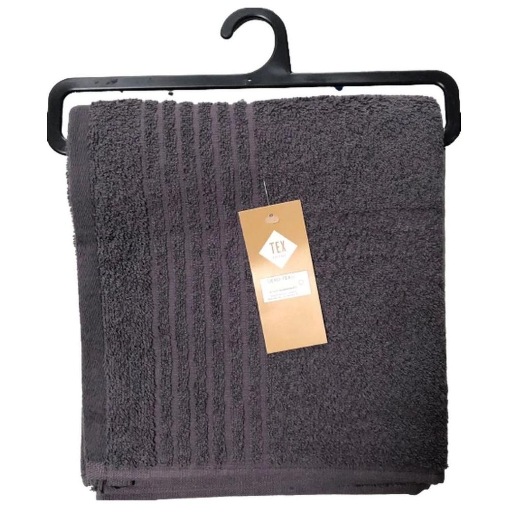 [717196] Drap de Douche Gris Foncé100% Coton Tex Home 70x140 cm