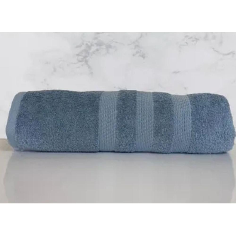 [726098] Drap de Bain Taupe Uni Coton Tex Home 100x150cm