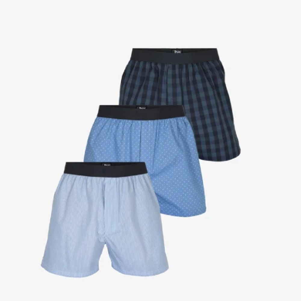 [719008] Lot 3 Caleçons Homme Ciel