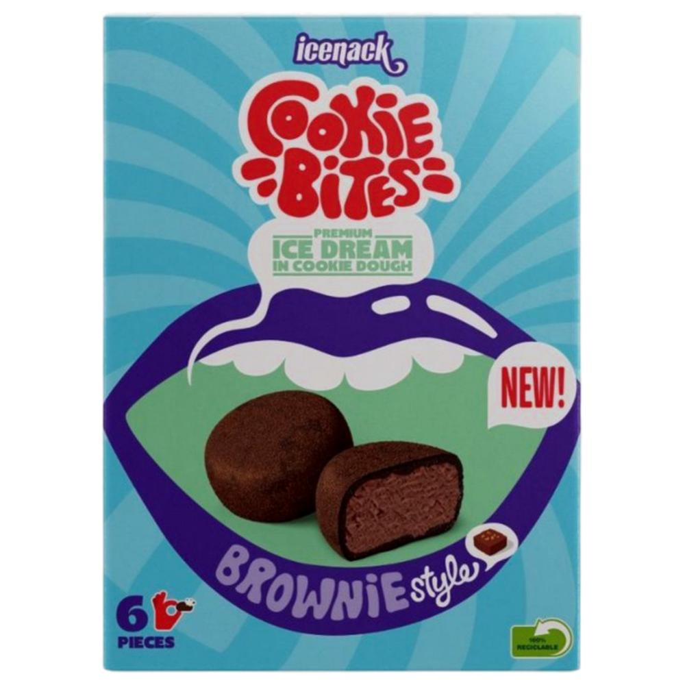 [706437] Bites Brownie Icenack 240g 6 pièces.