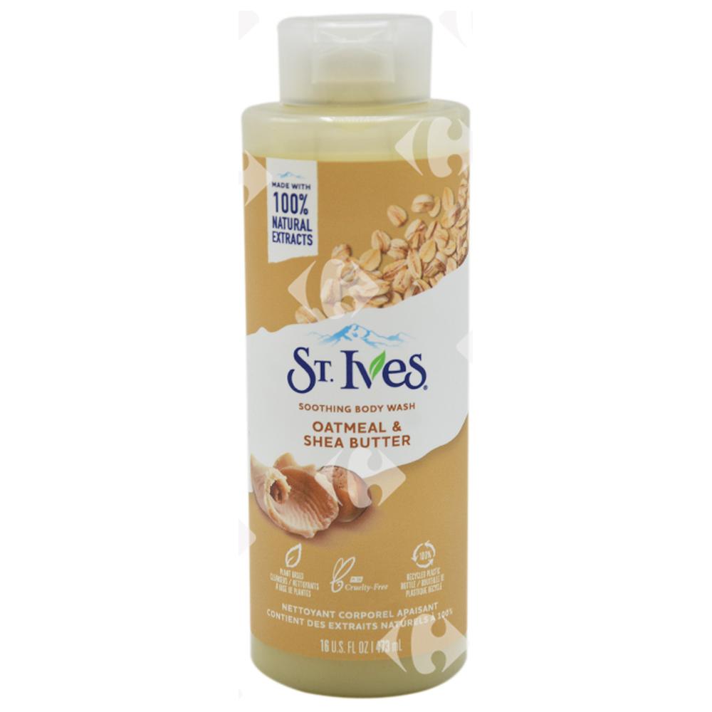 [669707] Gel Douche Avoine Beurre Karité St Ives 473ml.