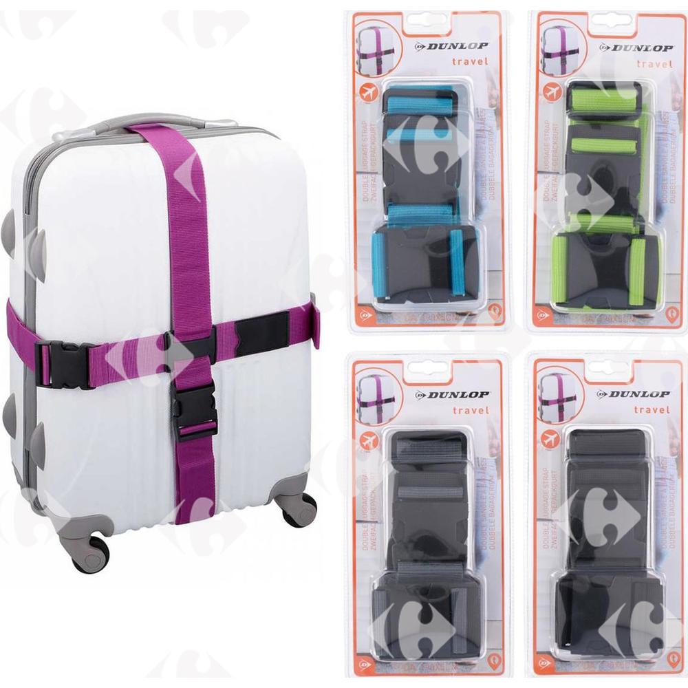[640880] Sangle de Bagages 190x5cm 2 pièces