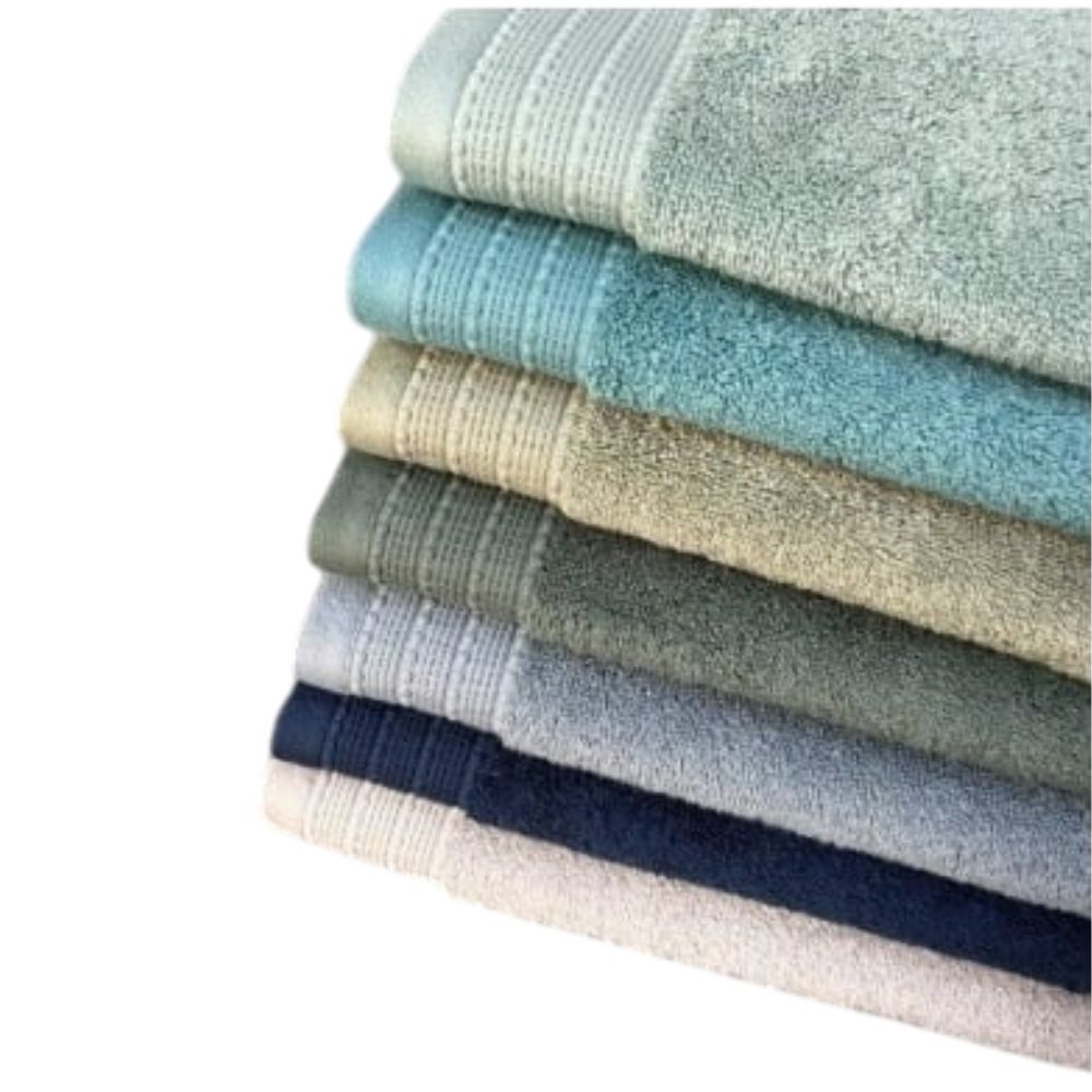 [727279] Drap de Douche Blanc Tex Home 70x140 cm