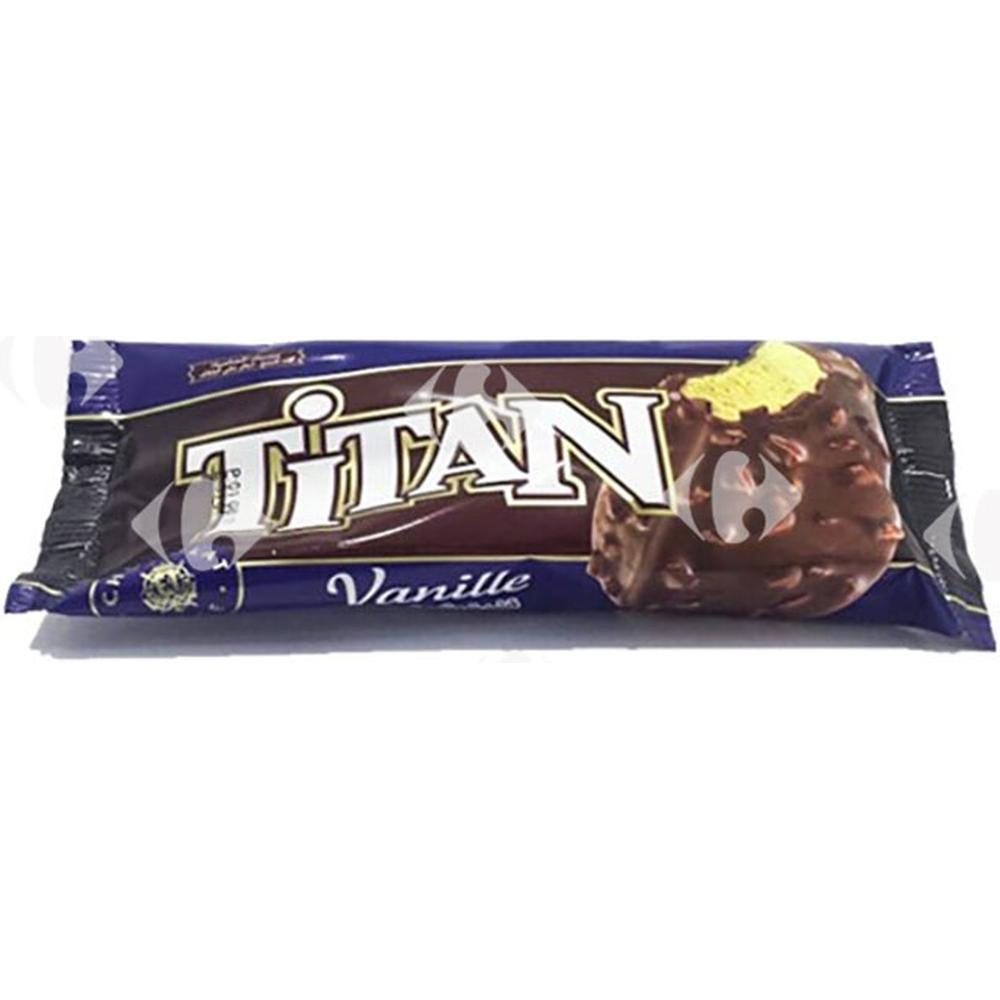 [7778] Bâtonnet de Glace Vanille, Chocolat & Amande Titan 120ml.