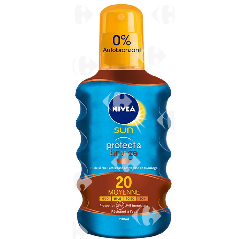 [524440] Huile de Protection et Bronzage Nivea Sun 200ml.