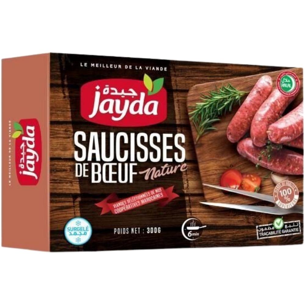 [652606] Saucisses de Bœuf Nature Jayda 300g.