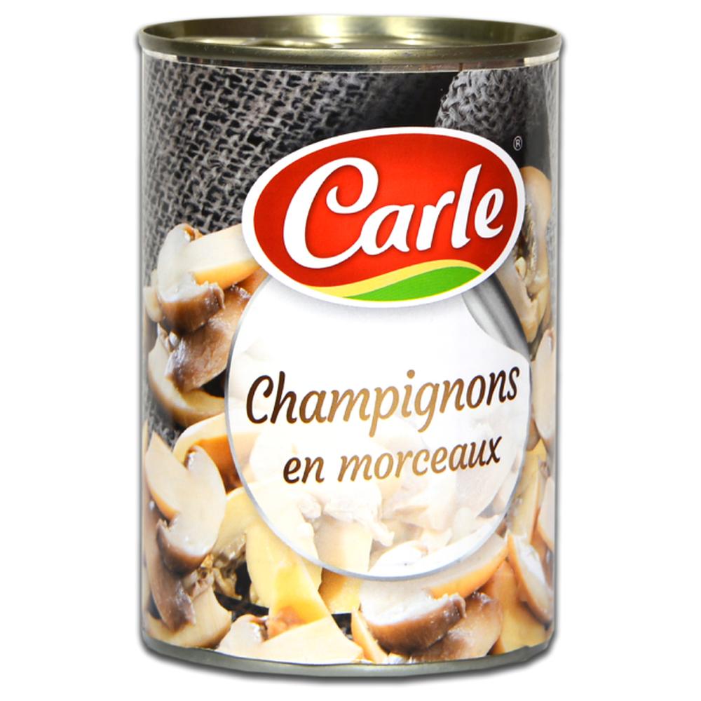 Conserve de Champignons en Morceaux Carle 400g
