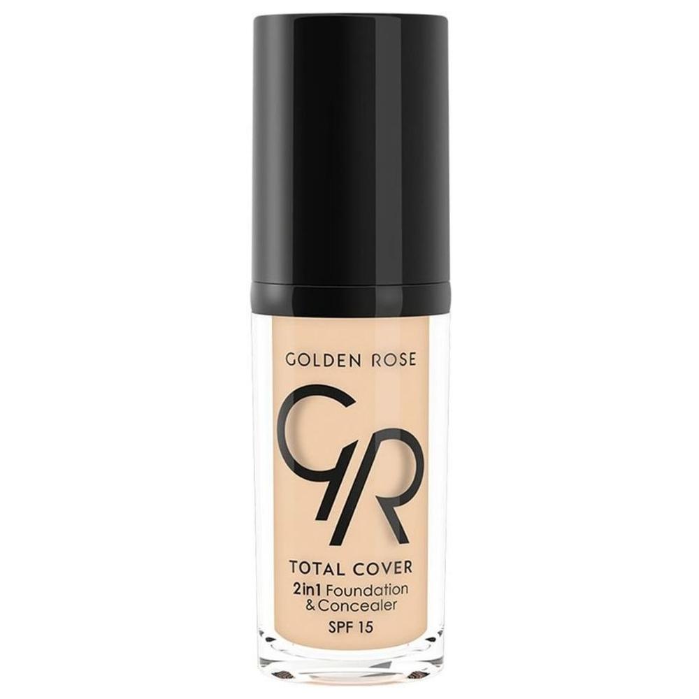 Fond De Teint Total Cover 2 In 1 N°03 Golden Rose