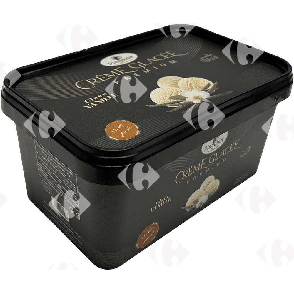 Glace Vanille Pingouin Premium 1L.