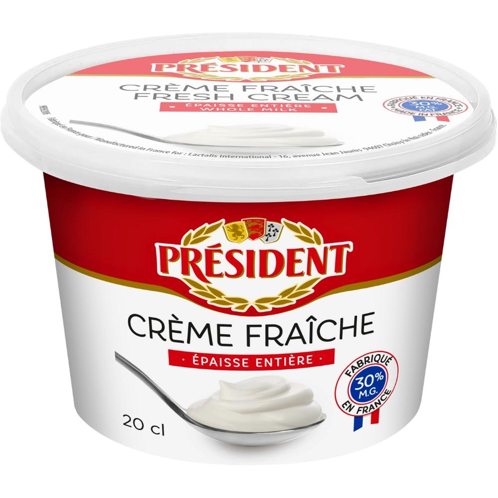 [9383] Crème Fraîche 30%Mg Président 200g