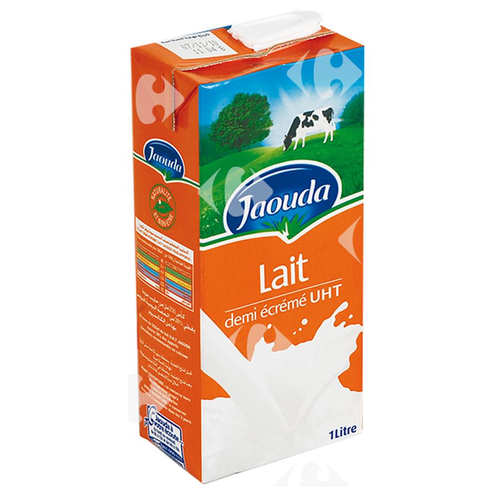 [61709] Lait UHT Demi-écrémé Jaouda 1L.