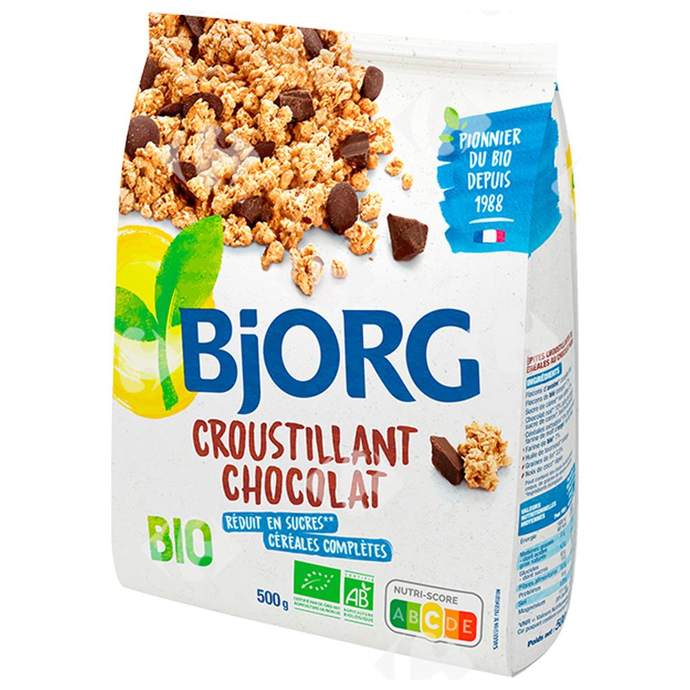 [412856] Céréales Croustillants au Chocolat Bjorg 500g.