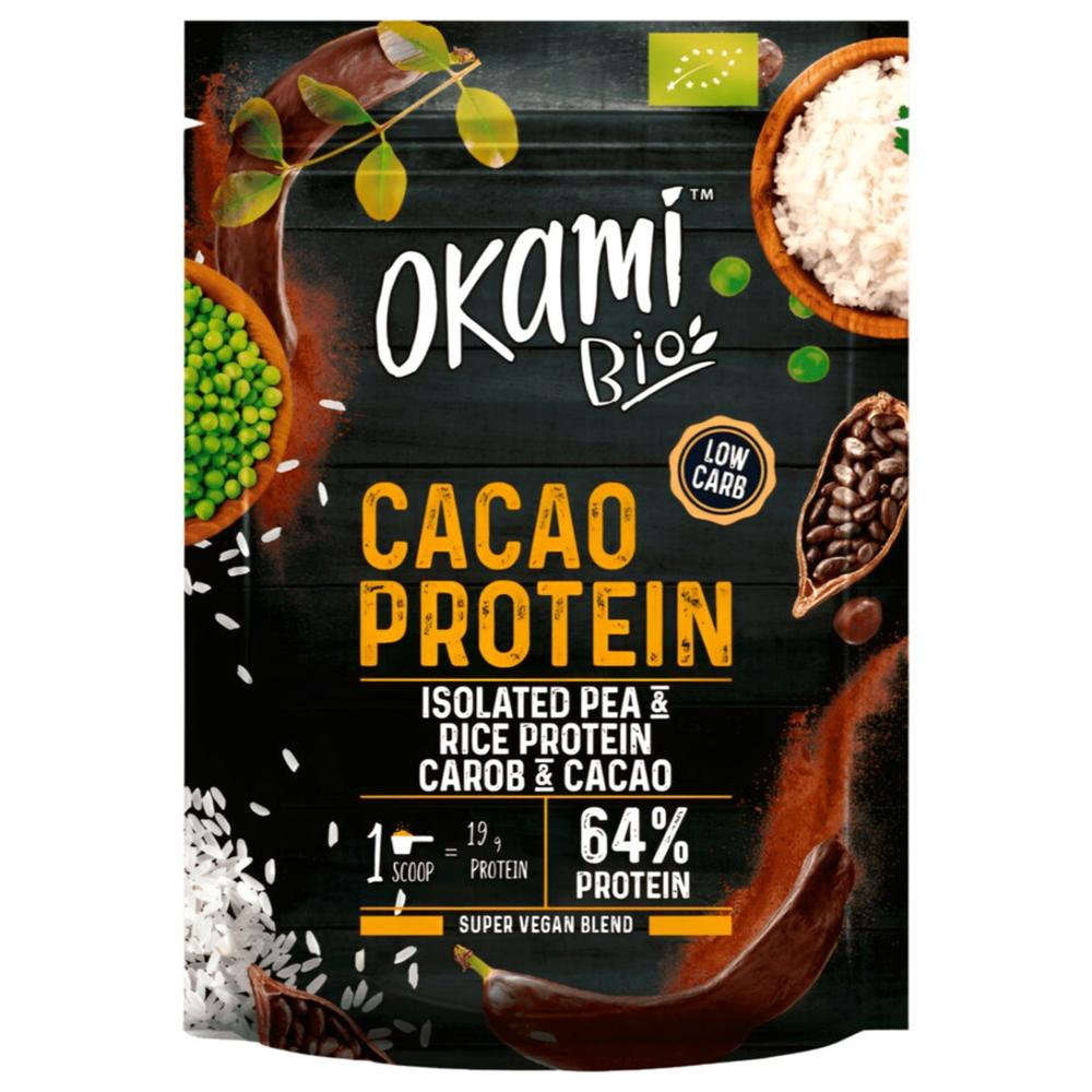 Protéine de Cacao Bio Okami 500g.